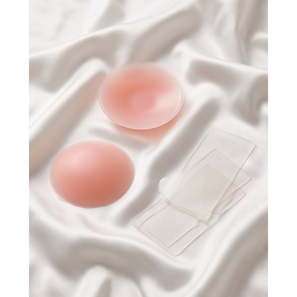 HILINGBORA Adhesive Breast Lift Tape Nipple Covers C-D Cup Nude NEW